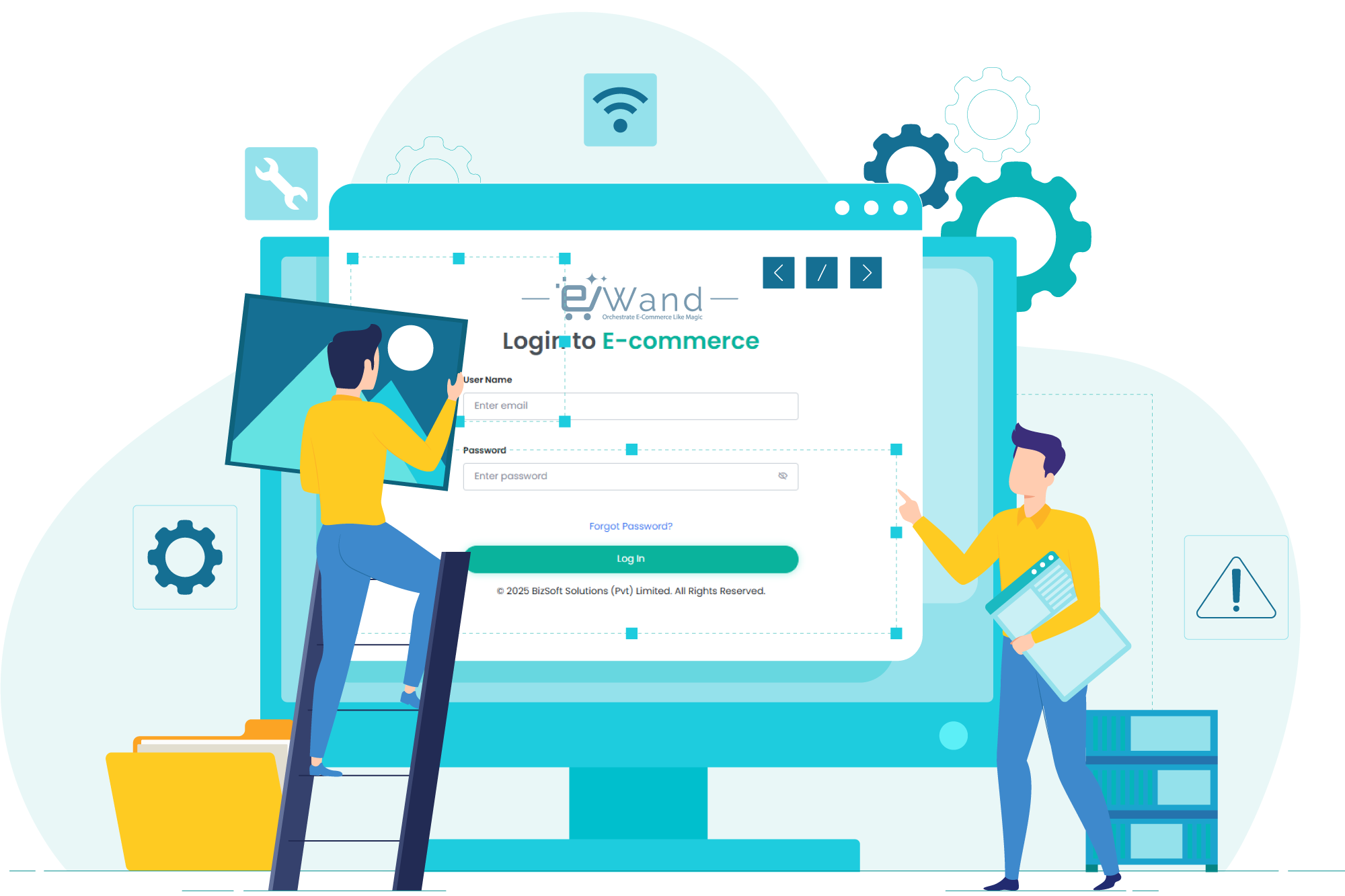 ERP customization workflows and configuration interface